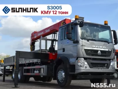 HOWO T5G 6х4 c КМУ SUNHUNK S3005
